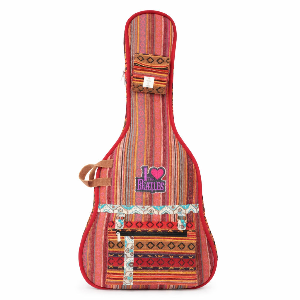 Multicolor Unisex Padded Guitar Bag for Musicians 075